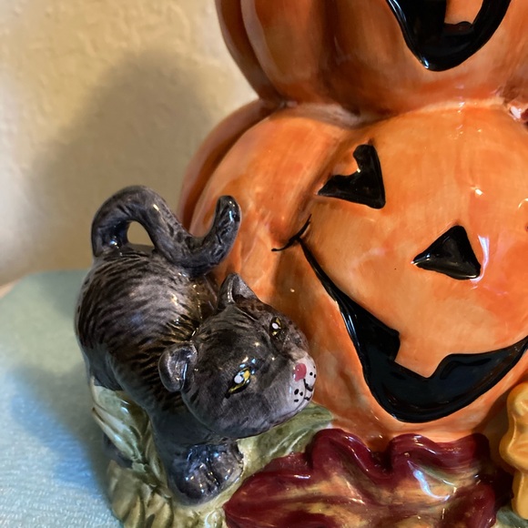 SIGNATURE HOME COLLECTION JACK-O-LANTERN FIGURINE W/BOX Fall Halloween 12” - Picture 9 of 9